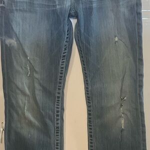 Big Star Faded Blue Straight Leg Jeans